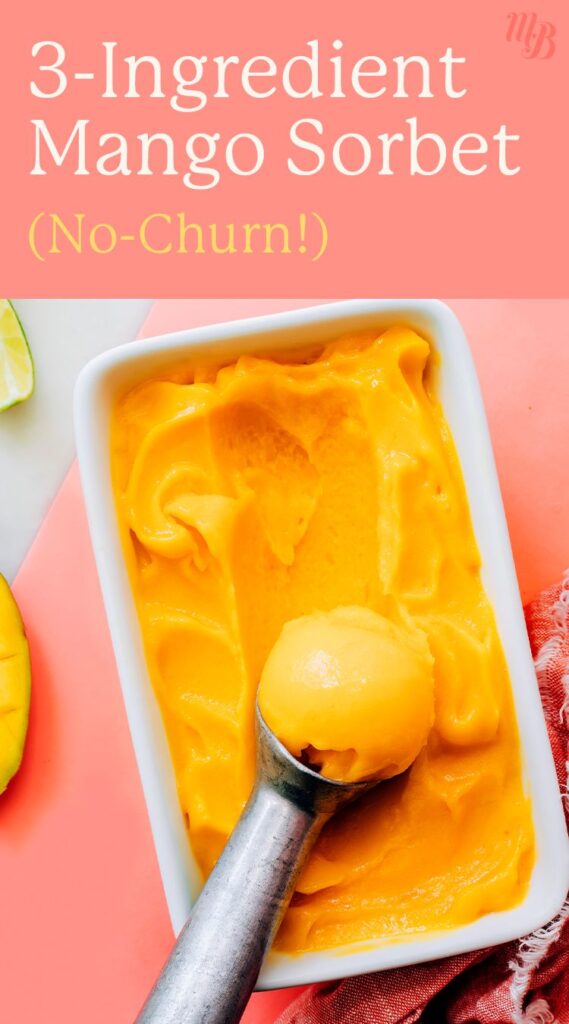 easy 3 ingredient sorbet