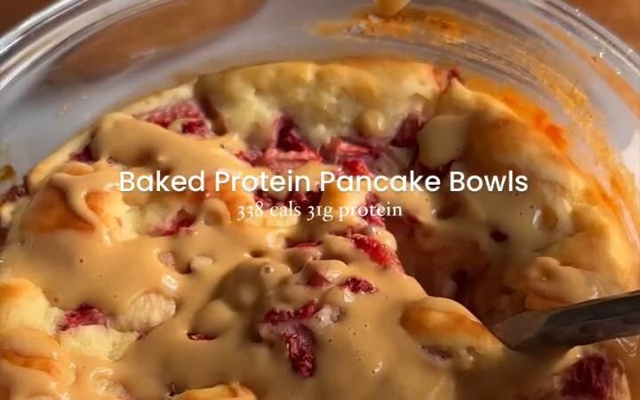 high protein baked pancakes no protein powder