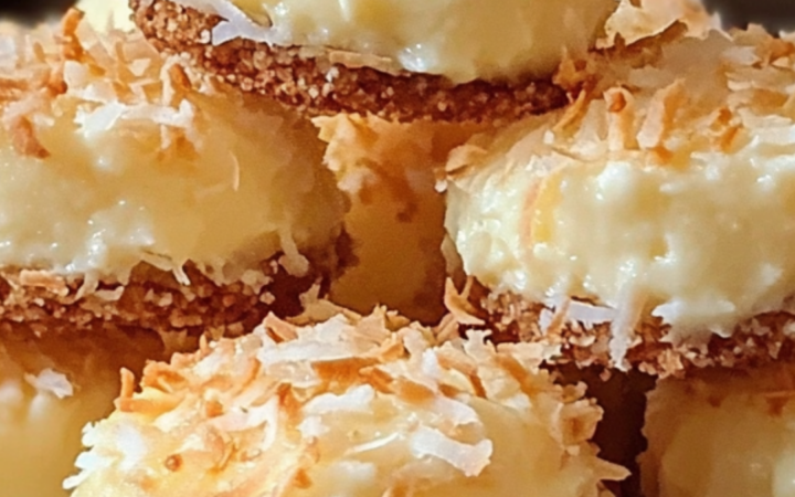 lemon cheesecake with cookies