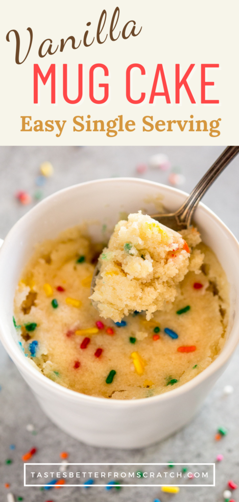 vanilla mug cake easy