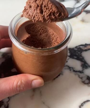 microwave chocolate mousse