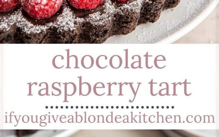 chocolate raspberry tarte