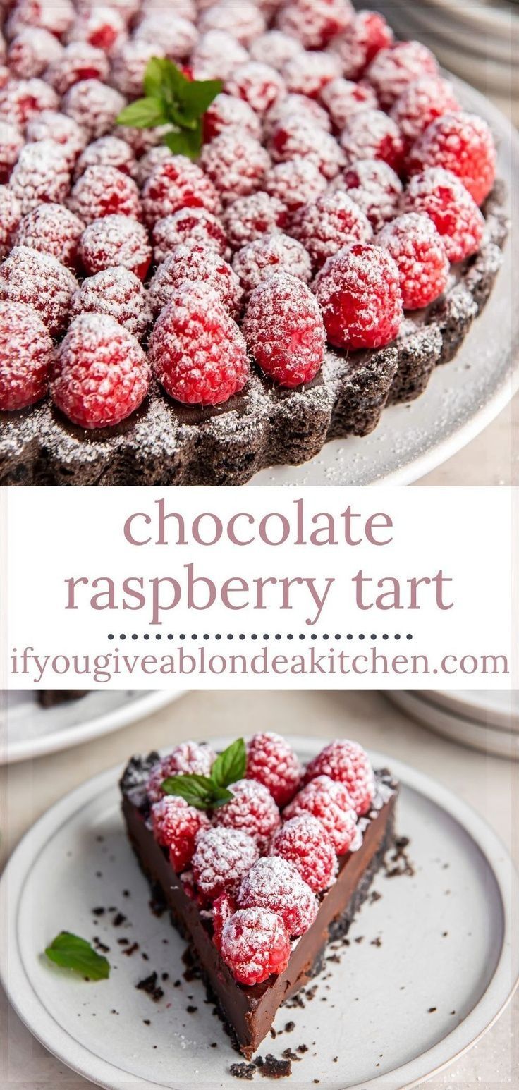 Chocolate Raspberry Tarte