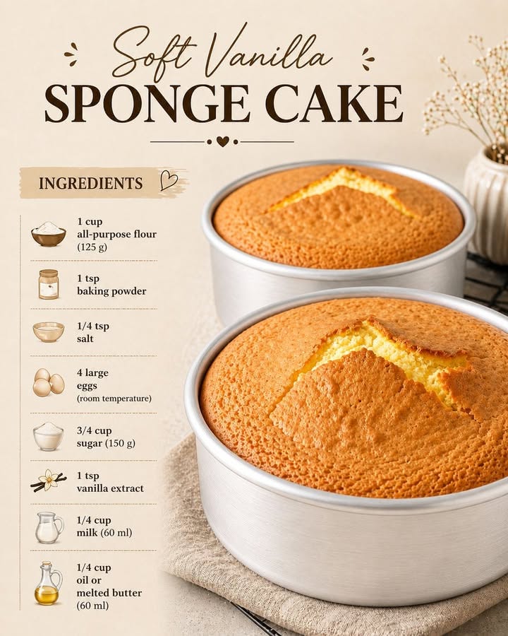 simple sponge cake recipe