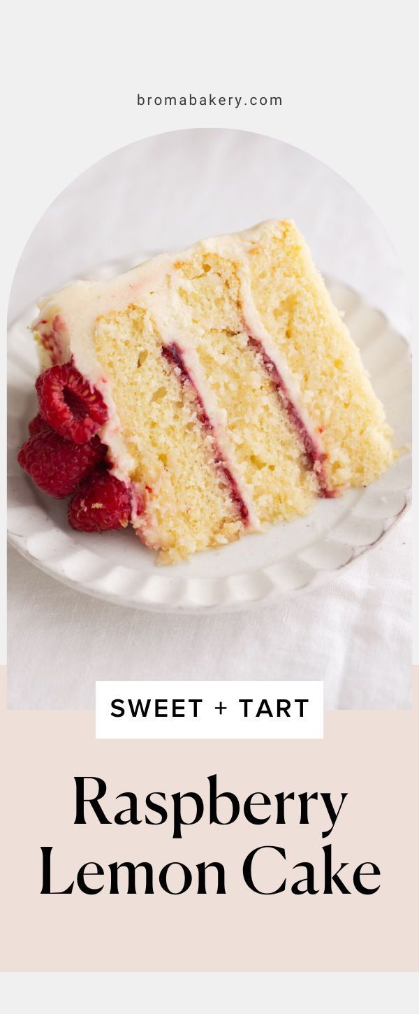 Lemon Raspberry Layer Cake