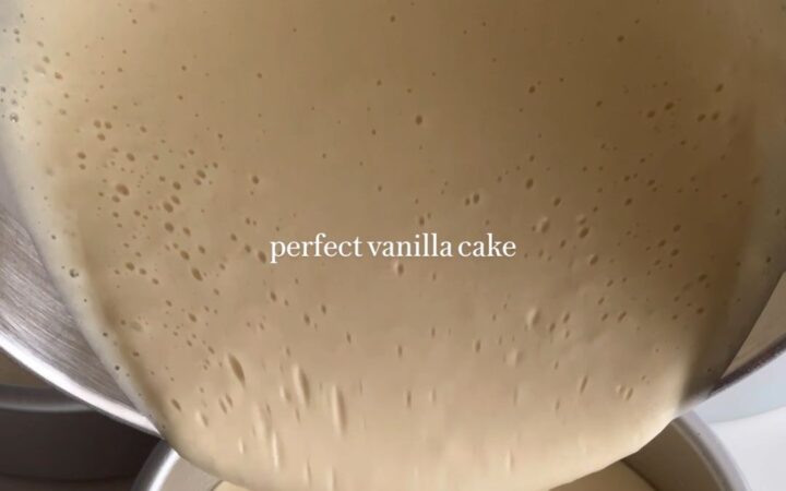 vanilla cake from scratch