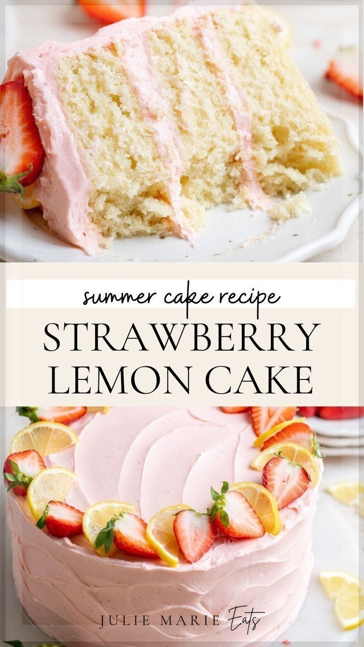 Strawberry Lemon Cake