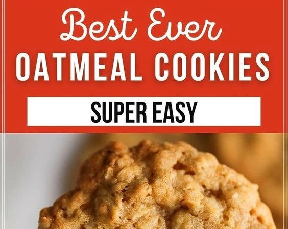 chewy oatmeal cookies recipe