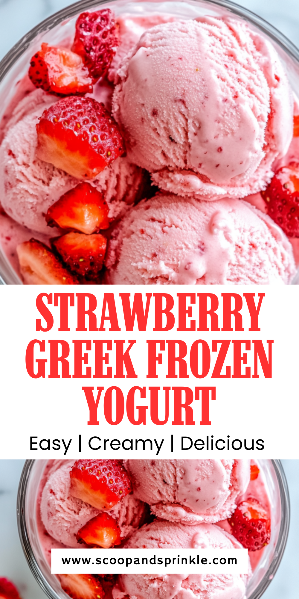 Strawberry Frozen Yogurt