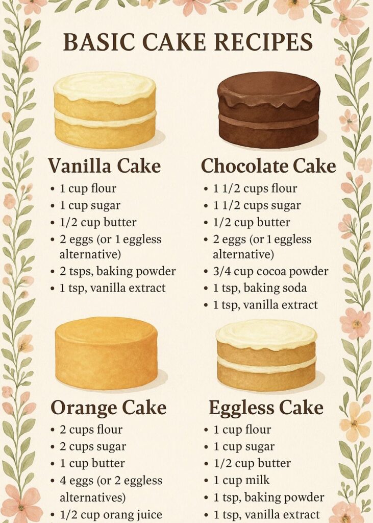 cake designs pdf free download