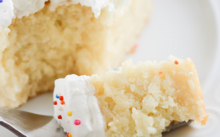 fluffy homemade cake
