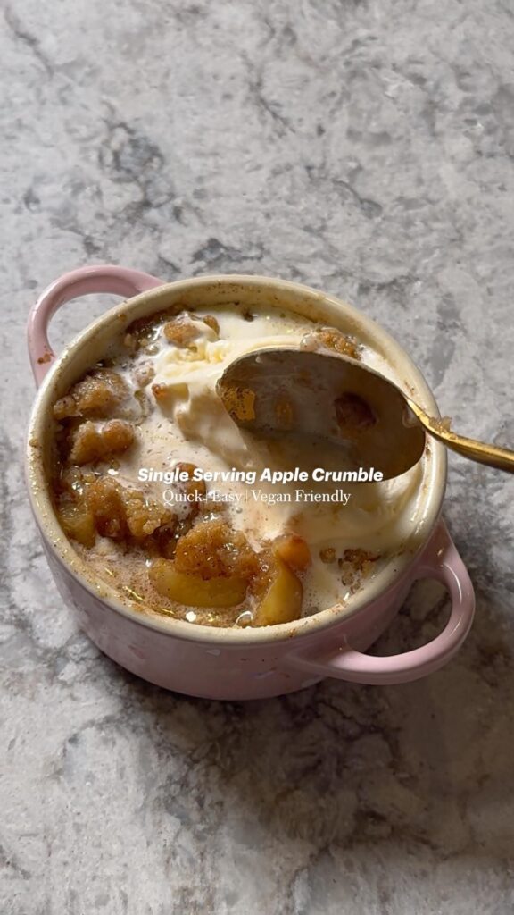 easy single serving dessert