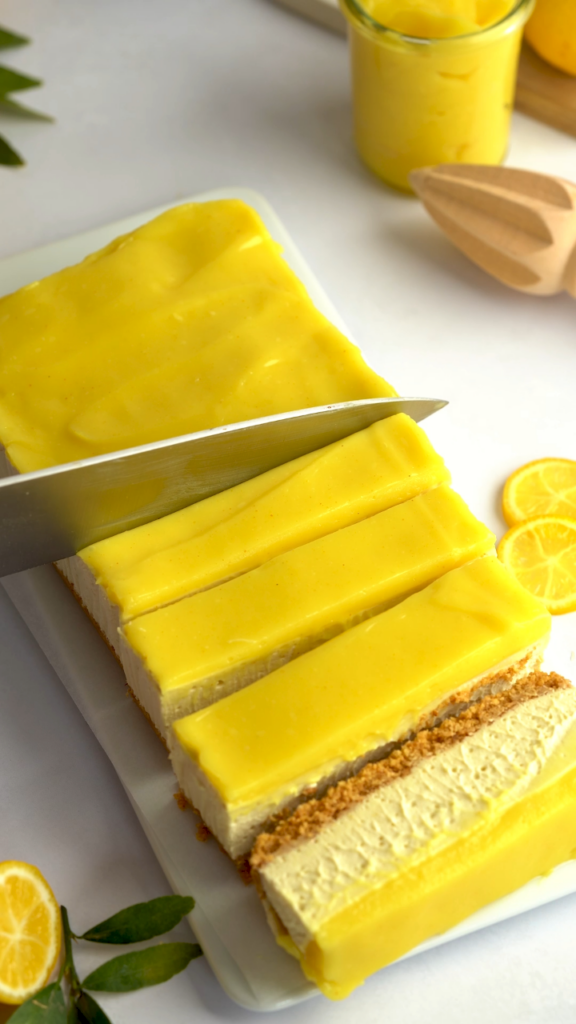 vegan lemon cheesecake