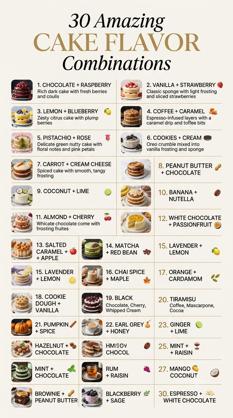 Amazing Cake Flavors