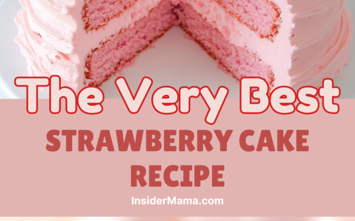 strawberry cake with filling