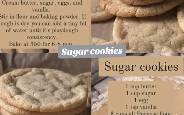 homemade sugar cookies recipe
