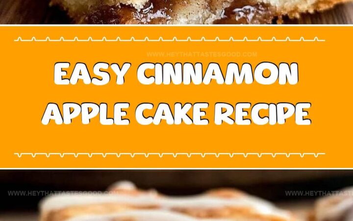 easy apple cake recipe