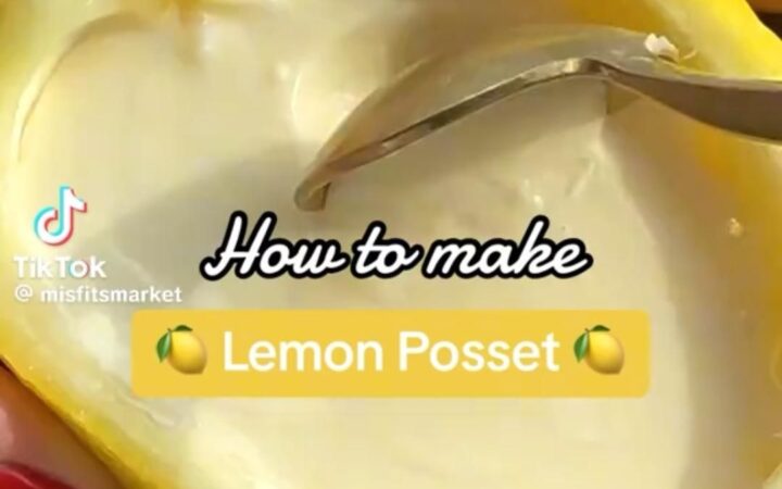 lemon posset recipe