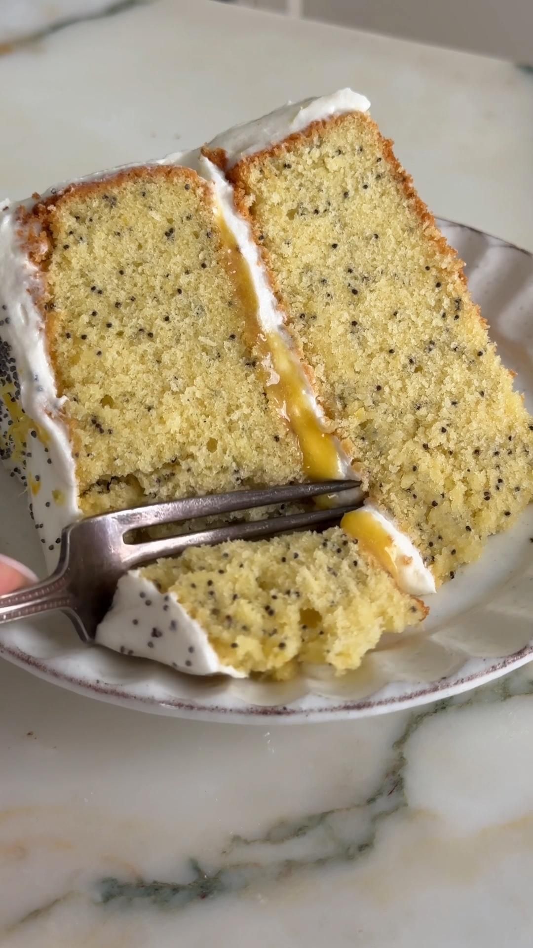 Lemon Poppy Seed Cake Recipe With Sour Cream