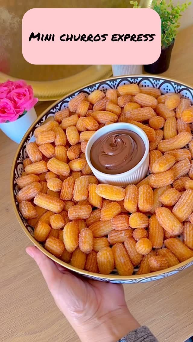 Mini Churros with Cinnamon Sugar