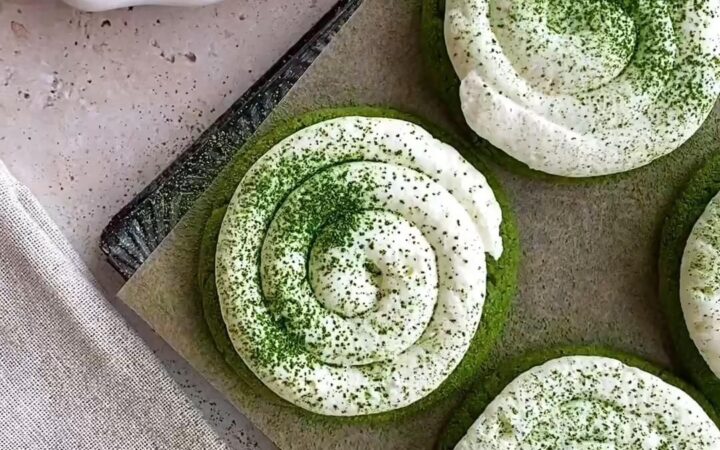 easy matcha cookies recipe