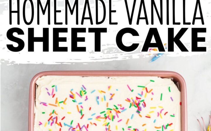 easy vanilla cake recipe