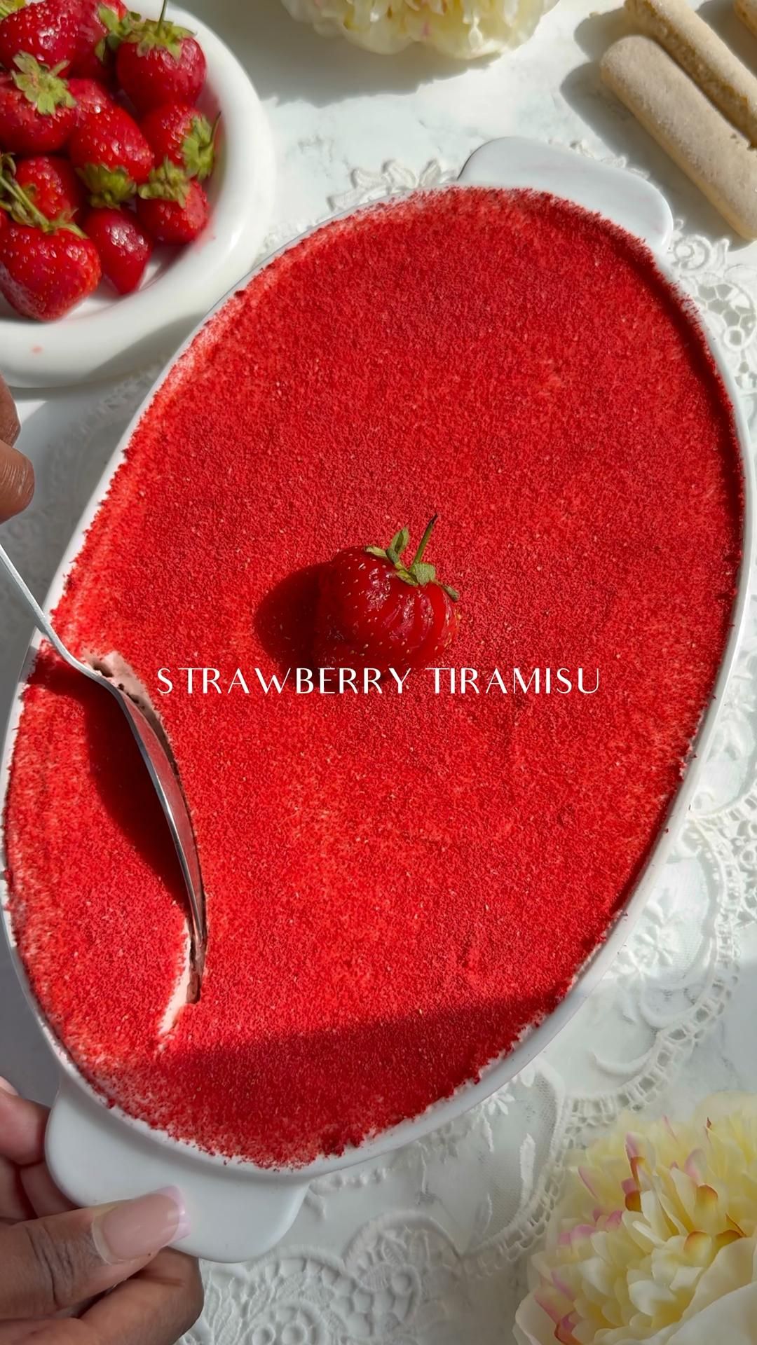 Strawberry Tiramisu