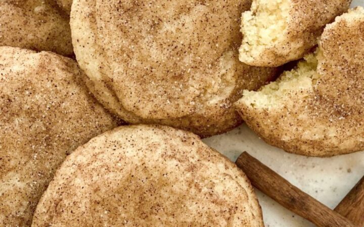 eggless snickerdoodle cookies