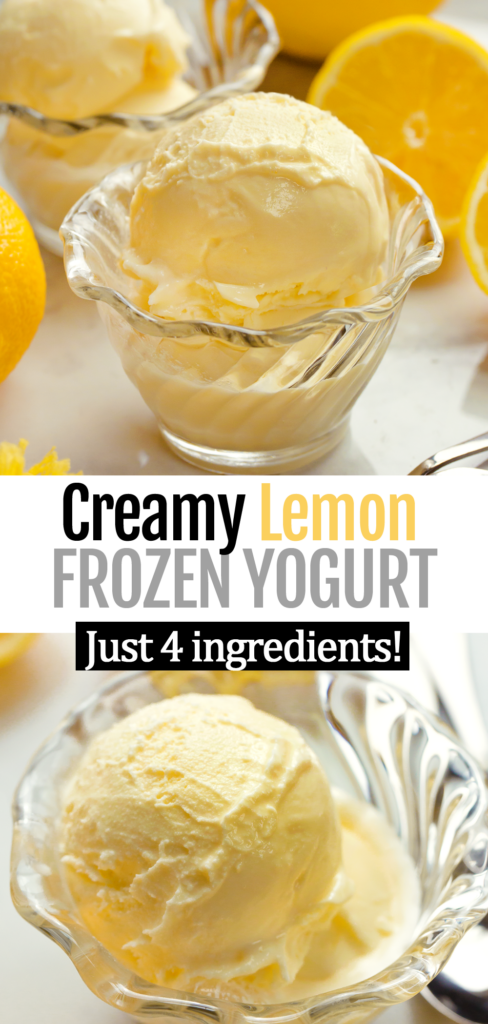 lemon frozen yogurt recipe