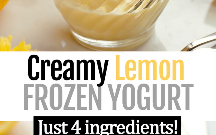 lemon frozen yogurt recipe