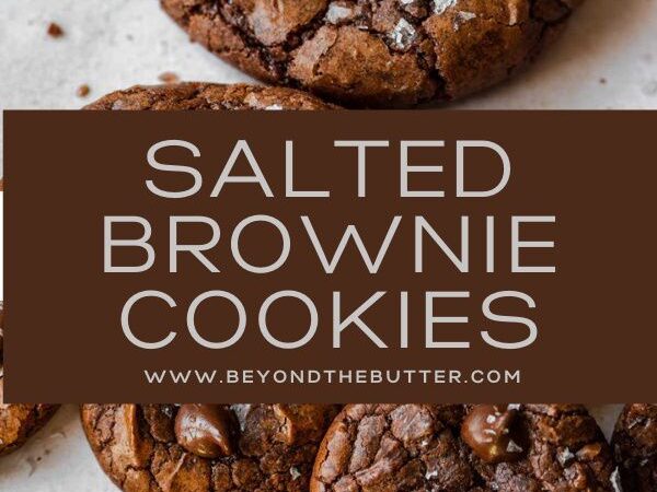 sea salt brownie cookies