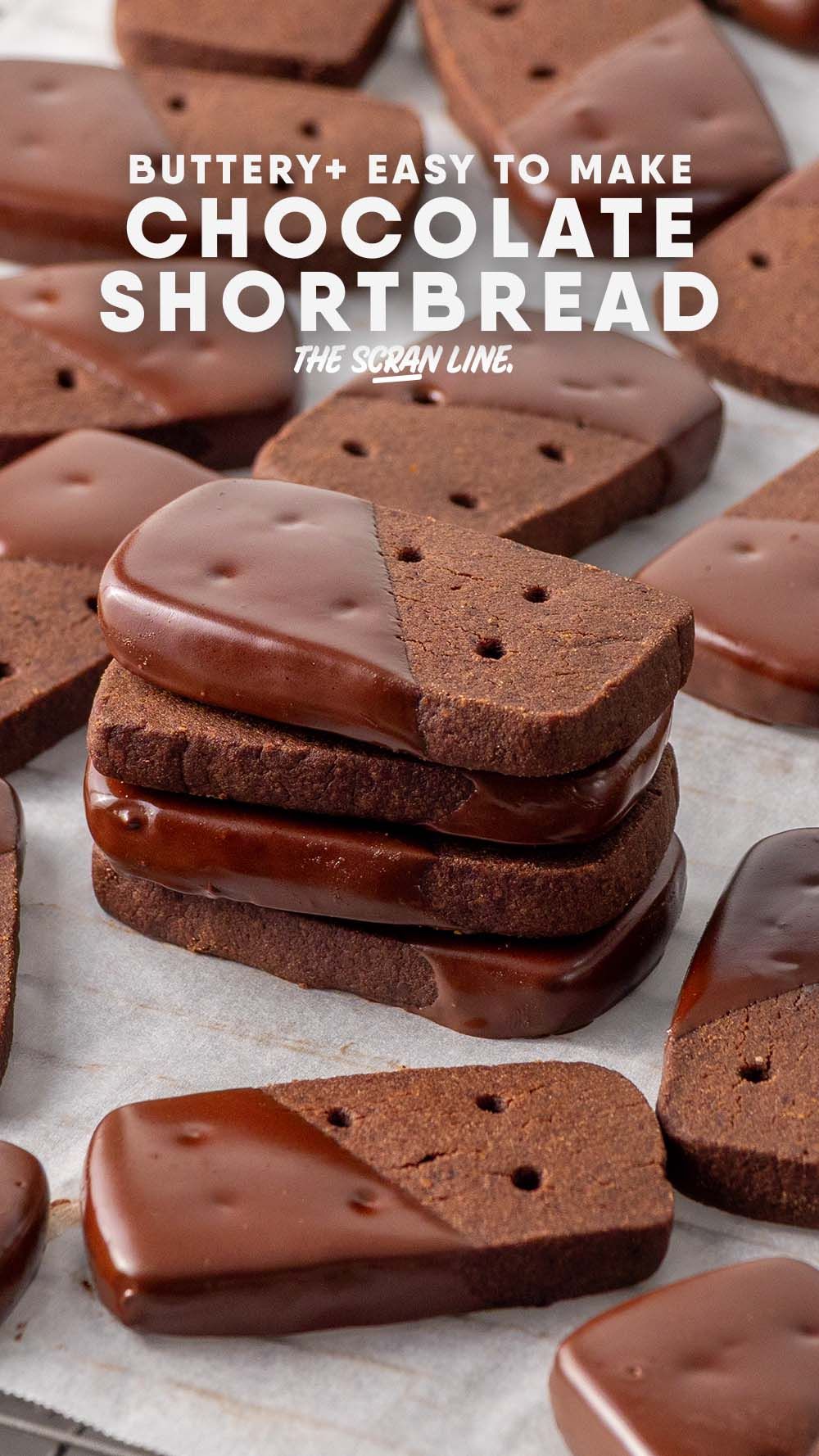 Chocolate Shortbread Cookies Christmas