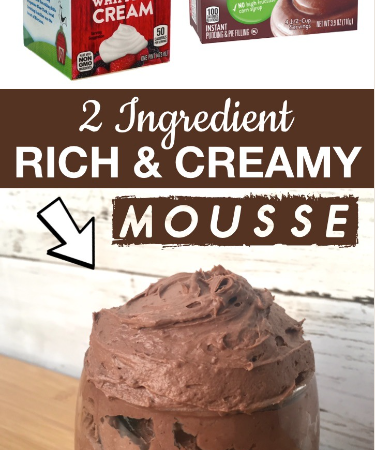instant pudding with half and half