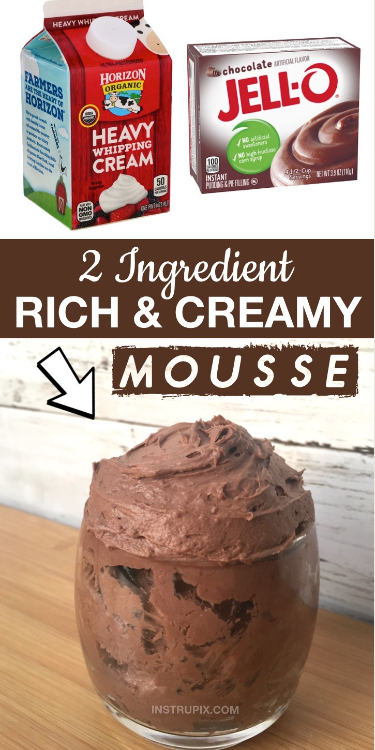 instant pudding with half and half