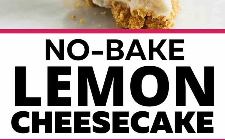 no bake lemon cheesecake