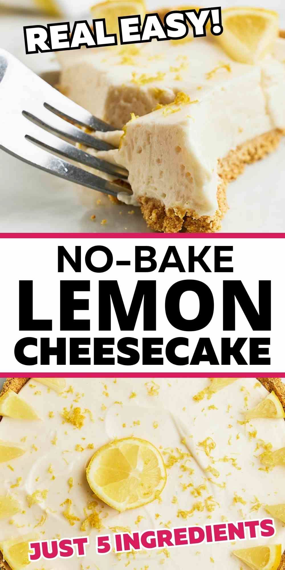 No Bake Lemon Cheesecake With Cool Whip