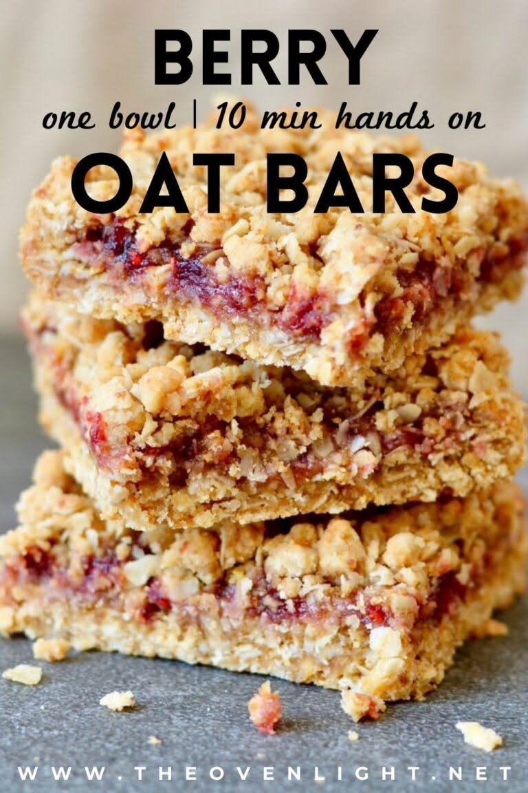 Healthy Vegan Oat Bars