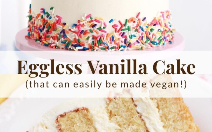 eggless dairy free cake recipe