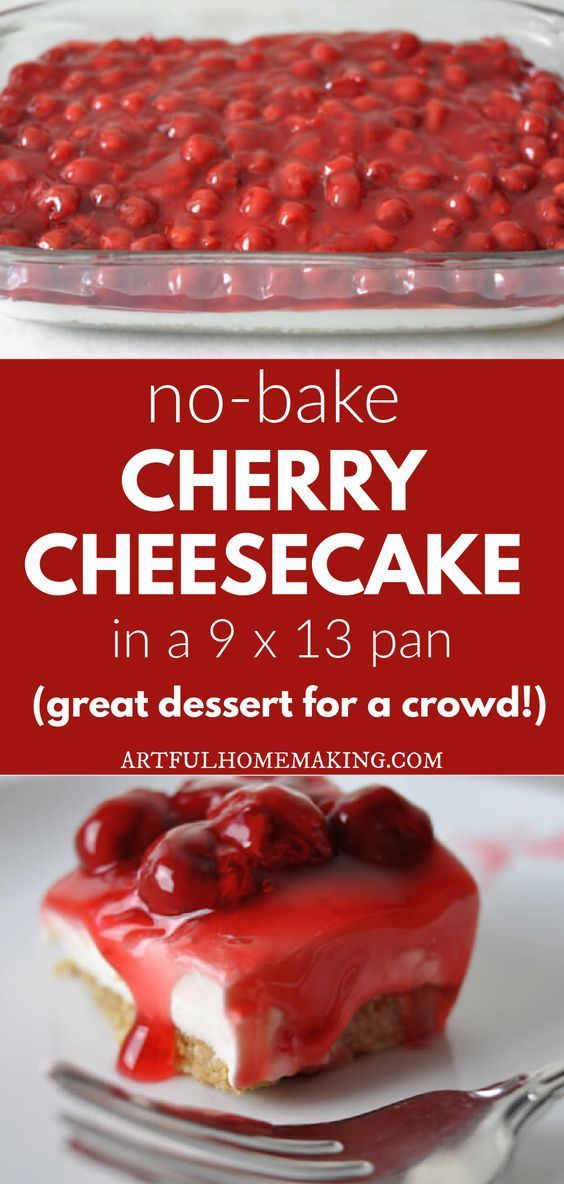 Cherry Cheesecake Dessert 9x13