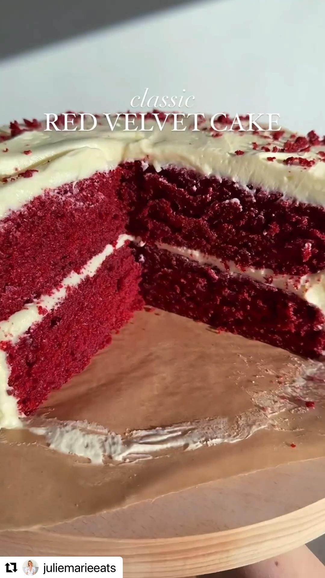 Very Moist Red Velvet Cake