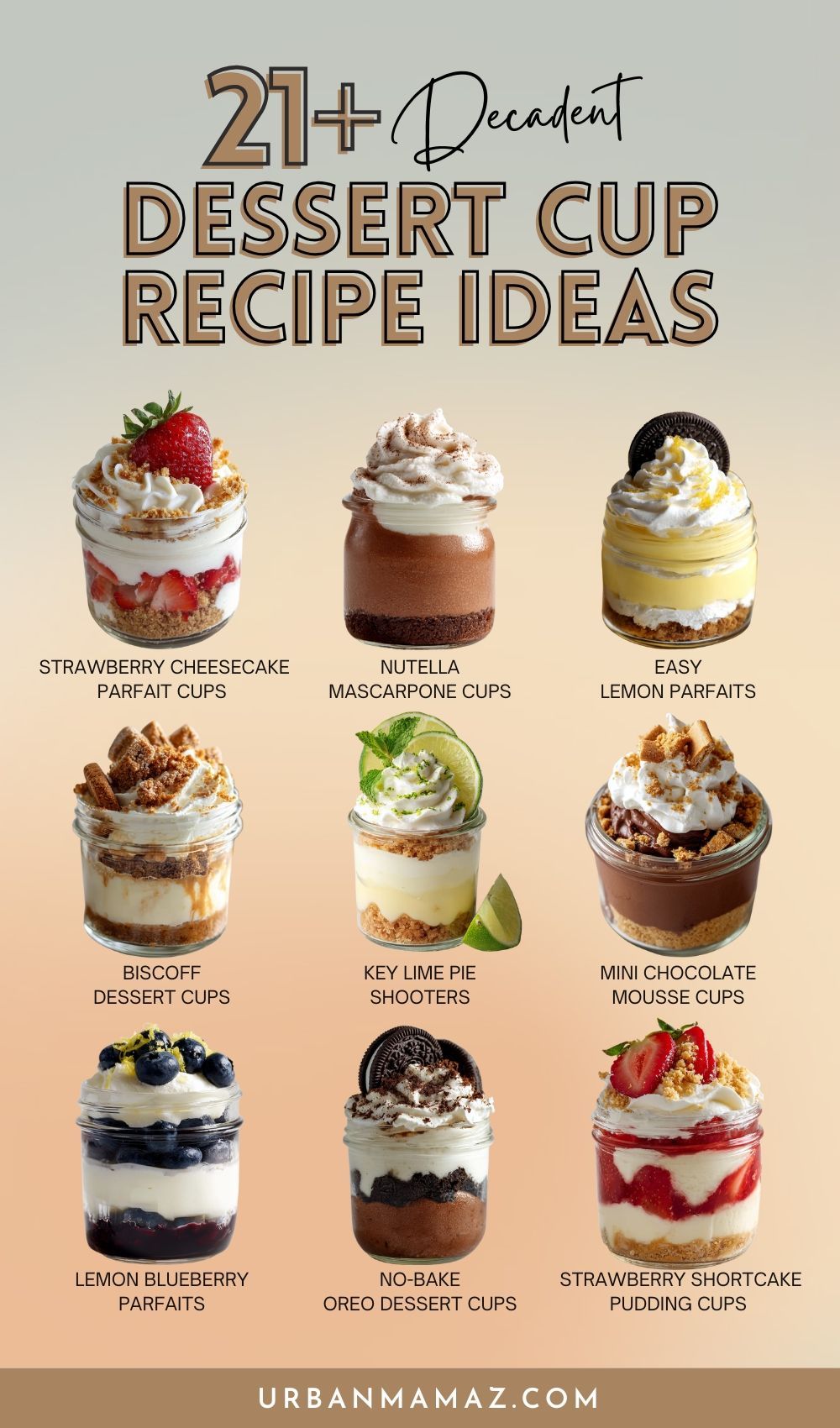 Dessert In Cups Ideas