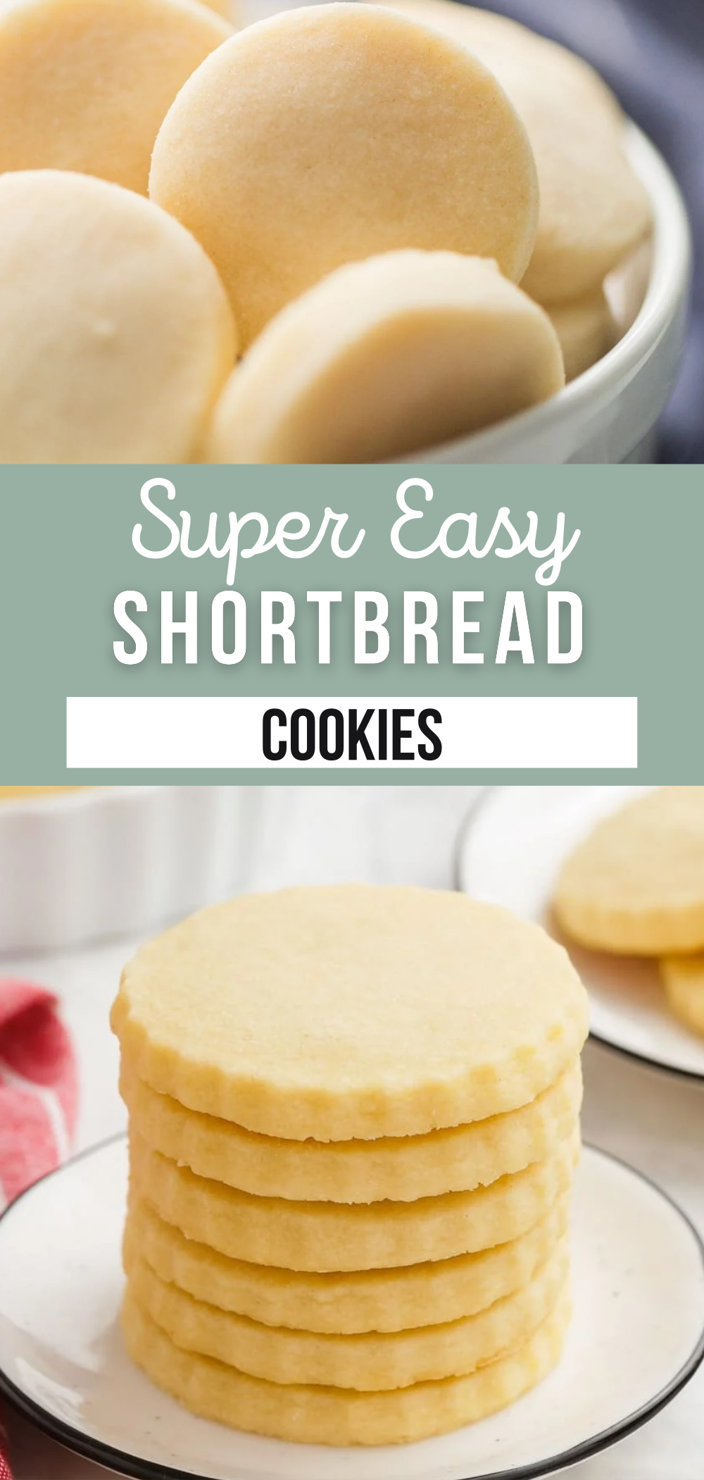 Buttery Shortbread Cookies