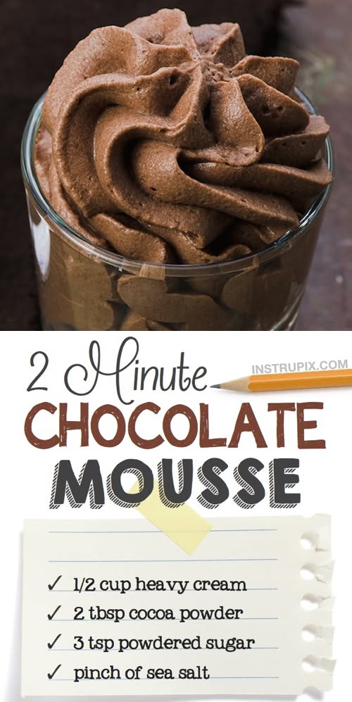 easy chocolate mousse recipe