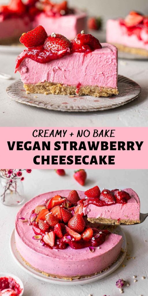 vegan strawberry dessert