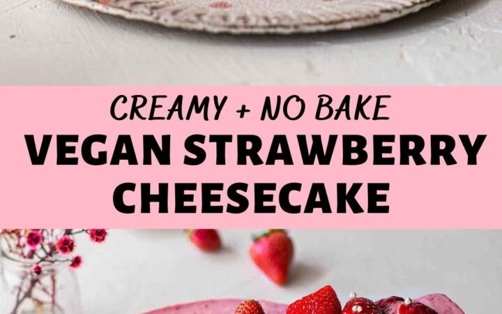 vegan strawberry dessert