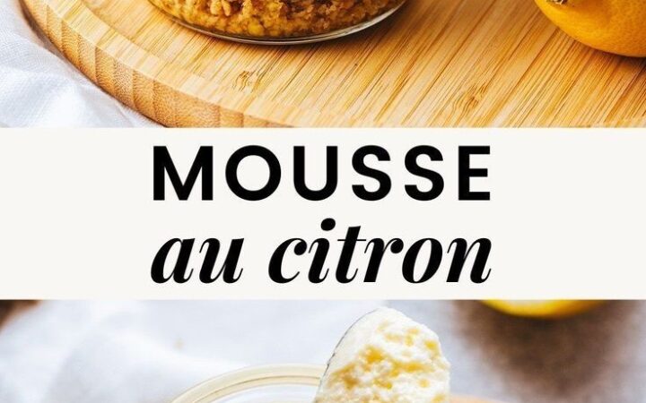 fruit mousse dessert