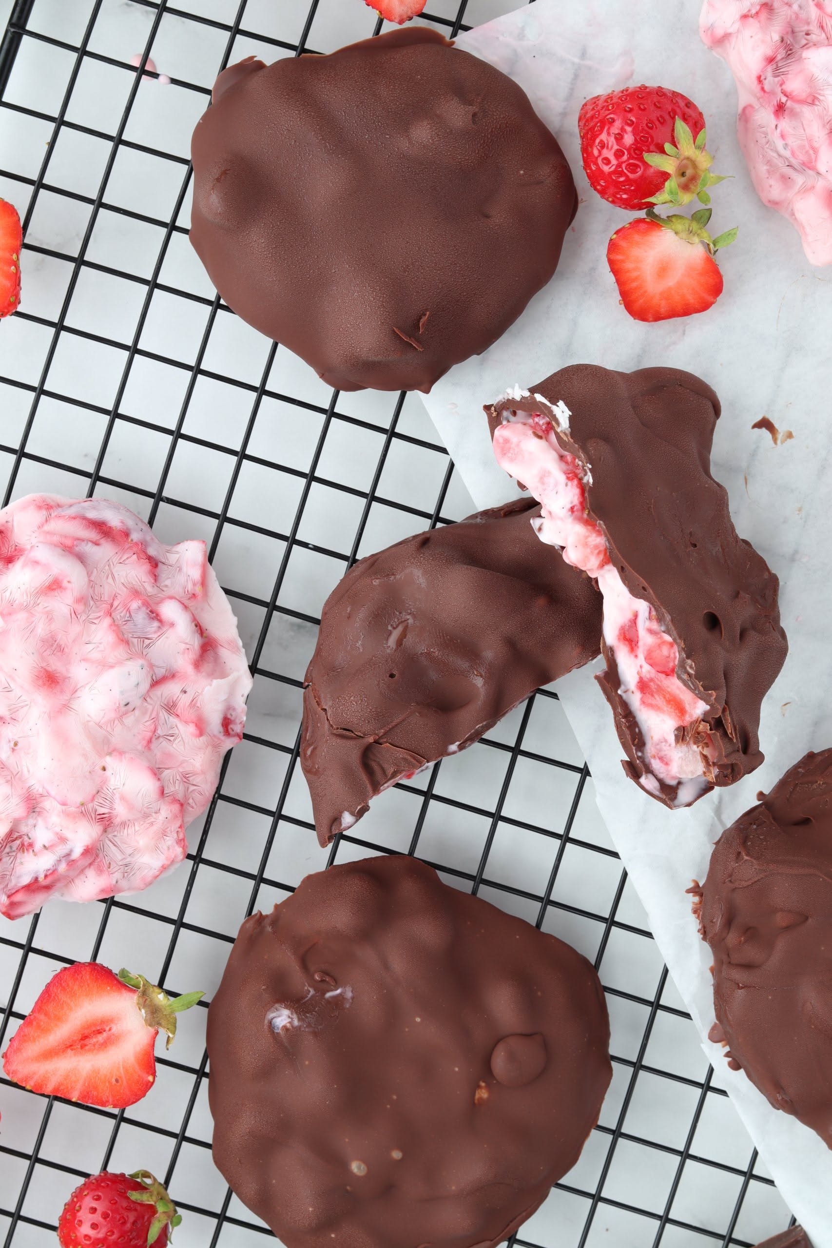Strawberry And Yogurt Bites