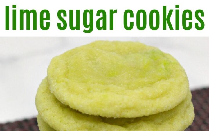 key lime sugar cookies