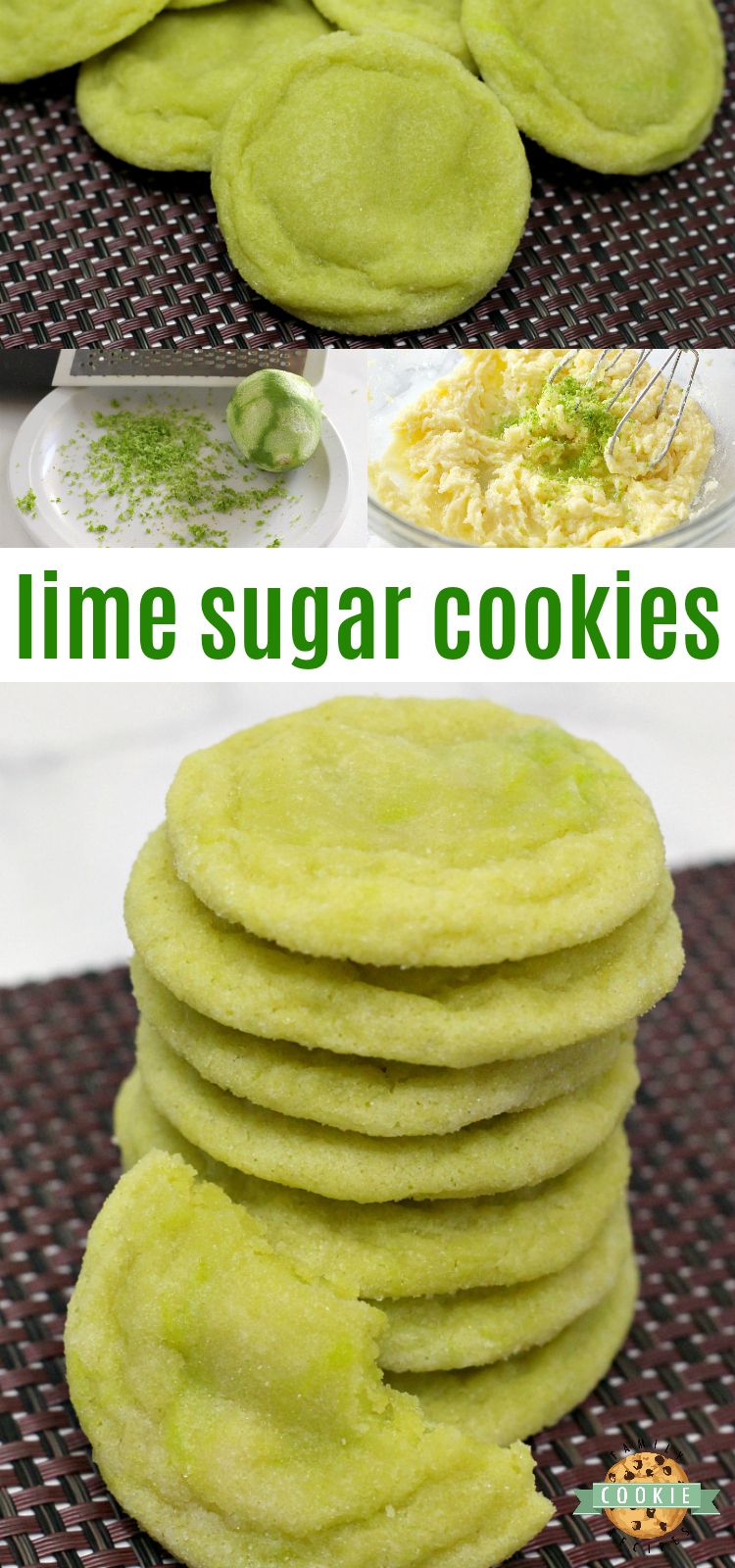 Key Lime Sugar Cookies