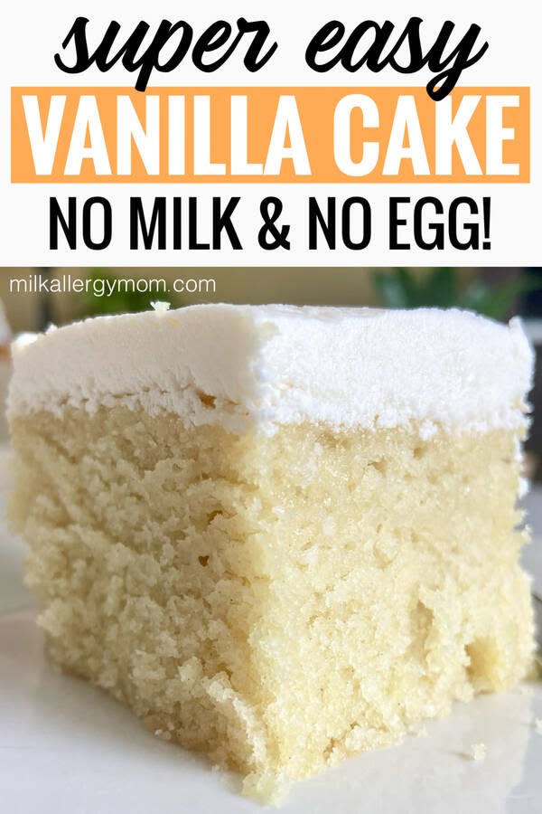 egg free dairy free nut free cake